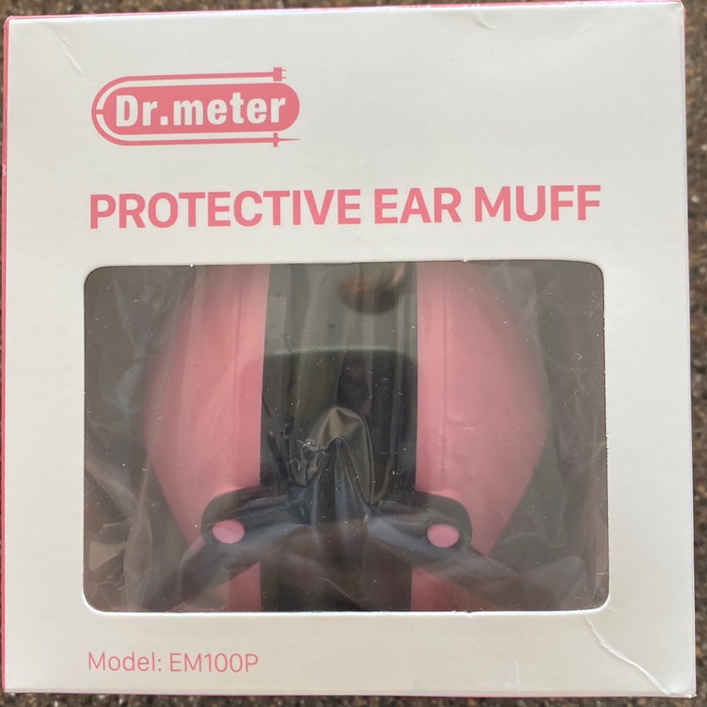 Pink protective ear muffs new in box
